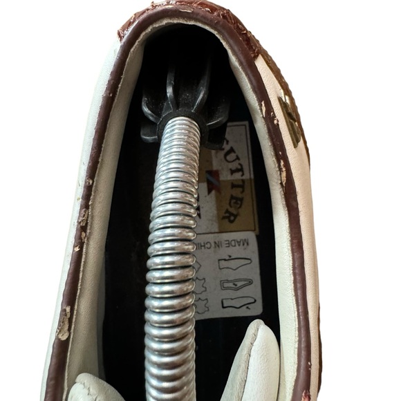 *Women’s Cutter and Buck 7.5 Brown/White Leather (Upper & Lining) Golf Shoes - Picture 7 of 15